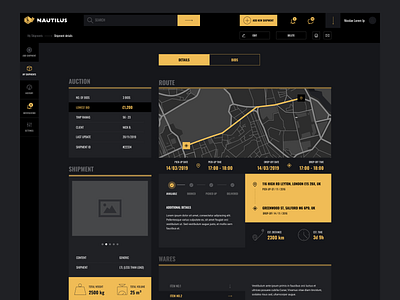 Nautilus admin app clean css3 dashboard dashboard ui design html5 laravel logistics route saas saas design shipping ui ui ux ui design uiux vuejs web design