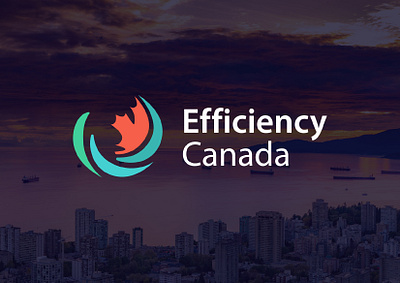 Efficiency Canada Logo Redesign branding canada canadian energy logo logo logo design renewables sustainability watermark