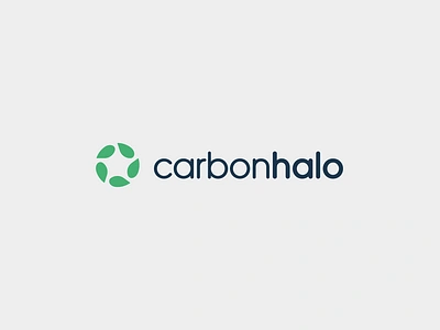 carbonhalo - Brand Identity blockchain brand identity branding carbon footprint carbon reduction carbonhalo climate crypto emission logo mark minimal redesign symbol typography web3