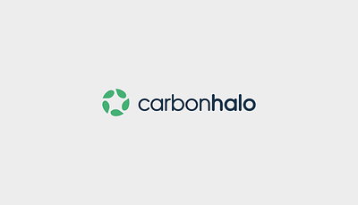 carbonhalo - Brand Identity blockchain brand identity branding carbon footprint carbon reduction carbonhalo climate crypto emission logo mark minimal redesign symbol typography web3