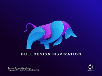 bull design inspiration awesome awesome design branding design gambardrips graphicdesign illustration logoawesome logodesign vector