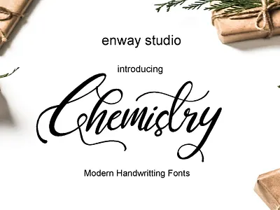 Chemistry Fonts Script