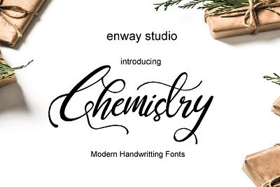 Chemistry Fonts Script