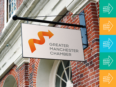 Greater Manchester Chamber Branding bold color bold colors brand design brand identity branding branding concept city logo design system illustration logo logo design logo identity typography