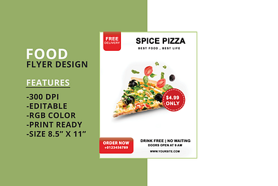 Food Flyer Design Project 03 banner ads banner design design flyer flyer design