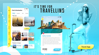Travel App Shots bright color creative dashboard glassmorphism graphic design mobile app design travel app ui design ux design web design