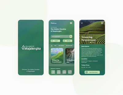 Wonderful Majalengka | Exploration app ui uidesign uiux