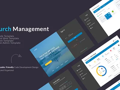 Church Management Website app design figma figmadesign flat typography ui ux web website