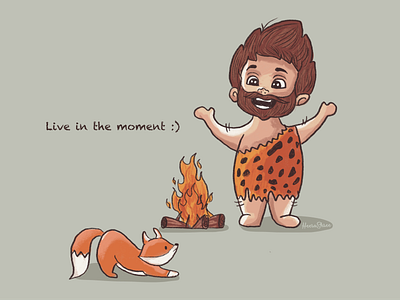 Live in the moment 2d animal animals art artist artwork cartoon character design characterdesign charcters daily dailyui design designer digital art digital illustration digitalart draw dribbble procreate