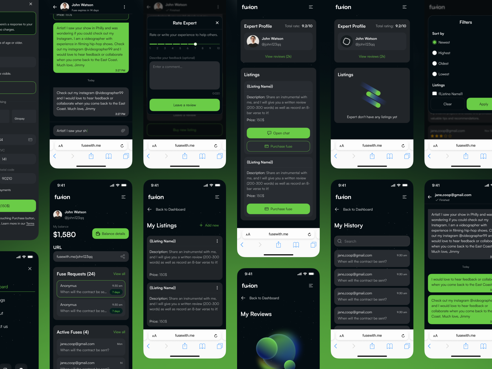 Monetization & Engagement Platform for Artists and Experts clean design