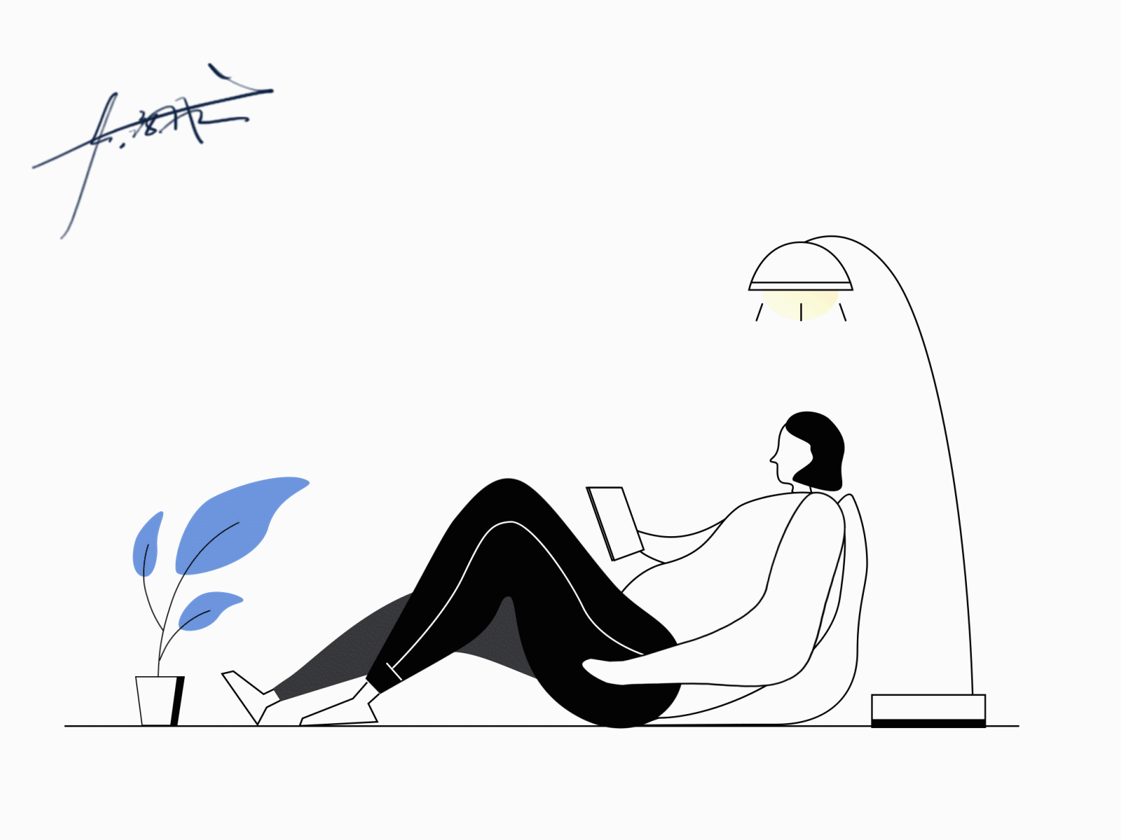 animation read animation app，ui sketch