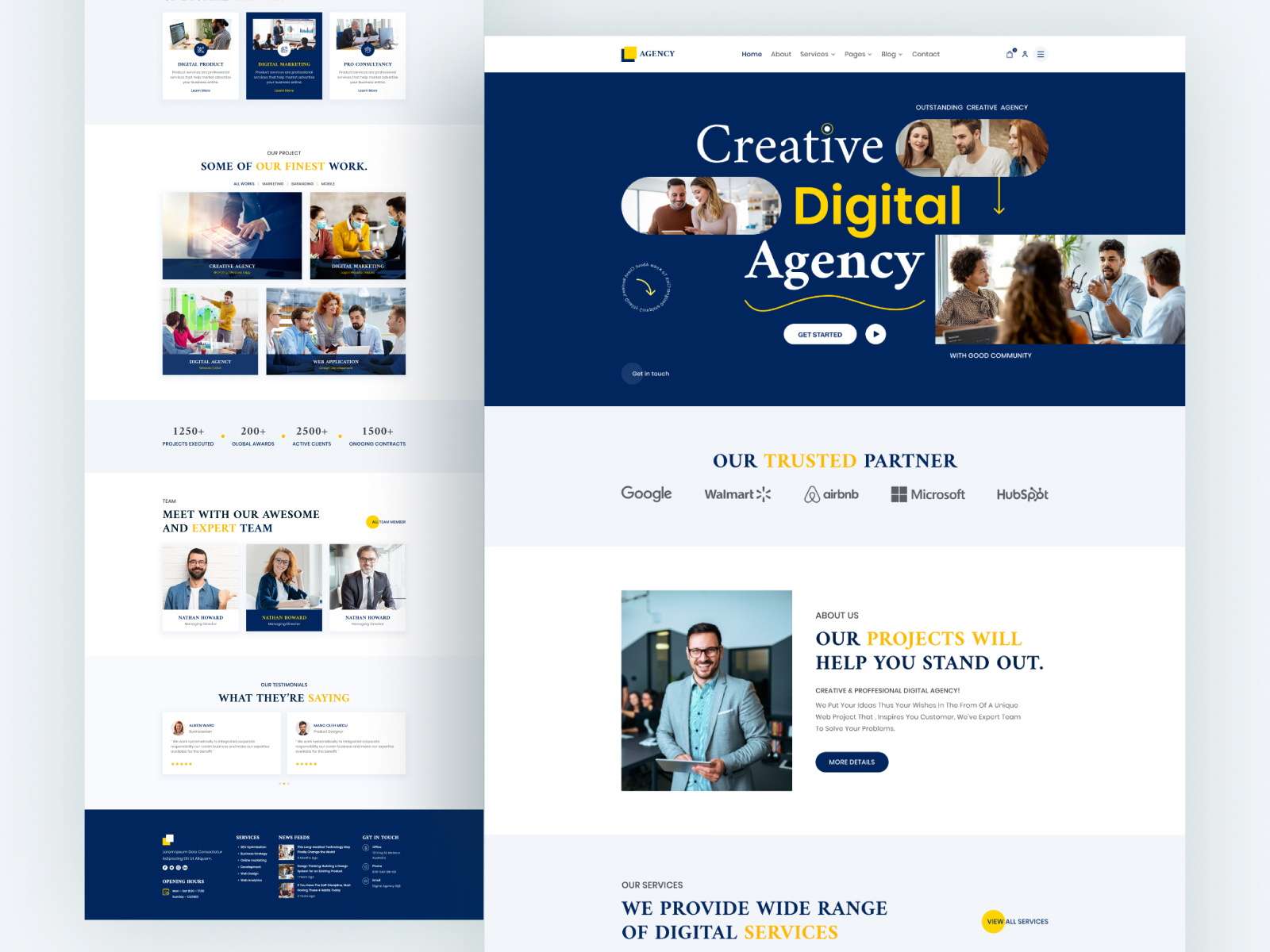 Creative Digital Agency Website Design agency creative creative agency design agency design service design team digital agency digital marketing digital product homepage landing page marketing promotion startup ui ui design web web design website website design