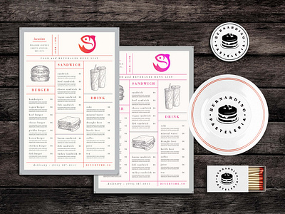 Lunch Chow Food Menu Template design illustration latest psd mockup
