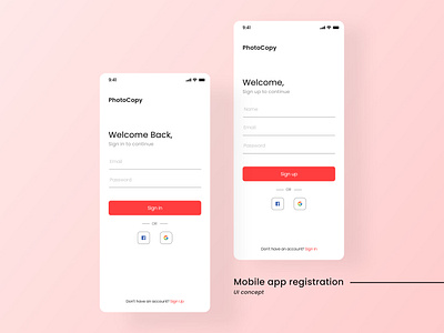 App Registration - Mobile app concept(Freebie) design form ios login form mobile app register form registration registration page sign in sign up sign up page sign up screen ui ux