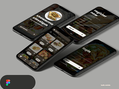 shawarma classique app branding design figmadesign product design ui uiuxdesign ux