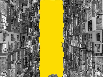 Hong Kong Yellow art building design graphic graphic art graphicdesign hong kong hong kong building hongkong photoshop yellow yellow images