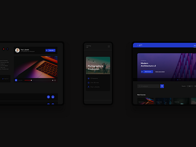 Learning Labz black courses dashboard gradient lab learn learning mobile online product raff hbb tablet ui ux web webapp webapps
