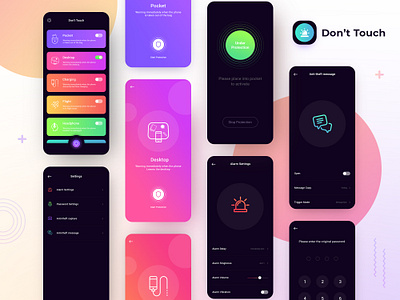 Anti Theft App - iPhone Anti Theft app for alarm 14 android vpn app app clock widget design icon ios 14 iphone 12 iphone 12 pro max ui ux widget