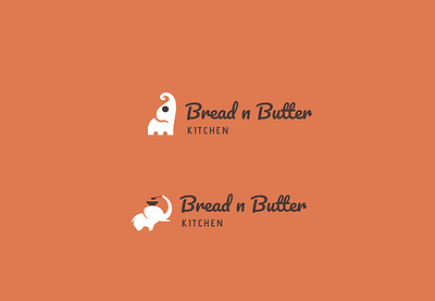 Bread and Breakfast logo for Kids branding flat icon logo minimal procreateapp typography ui vector web