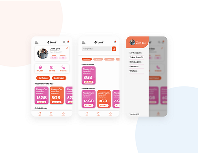 Re-design BimaPlus UI design uiux