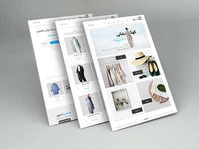 "Heecha" Market Place category page clothes girl homepage iran marketplace online store pdp persian persian design persian designer persian ui product detail page ui uidesign ux uxdesign women women fashion