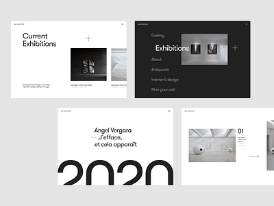 Layout exploration clean design minimalist ui webdesign