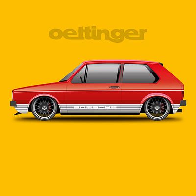 VW Golf 1 (Street Fighter) adobe illustrator art artwork branding creative design durban graphicdesign illustration illustration art south africa vectorart