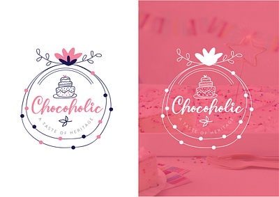 Logo Design Ideas bake branding cake chocoholic creative design creativeideas design logo logodesign logotype tasty