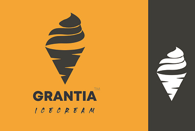 ICE CREAM LOGO DESIGN CONCEPT design elegant logo ice cream ice cream business logo ice cream business logo ice cream cone ice cream logo ice cream shop illustrator logo logo design logo maker logotype minimal stylish logo vector