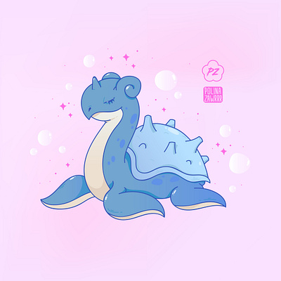 Lapras adobe illustrator character illustration japan lapras pokeball pokemon pokemongo shiny vector wacom water