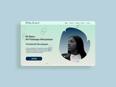 folacodes portfolio landing design landing page design portfolio