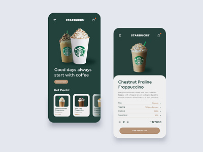 Coffee Shop Landing Page app design interface minimal ui uiux user interface design userinterface ux web