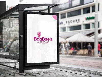 Baabees Clothesline branding design logo ui