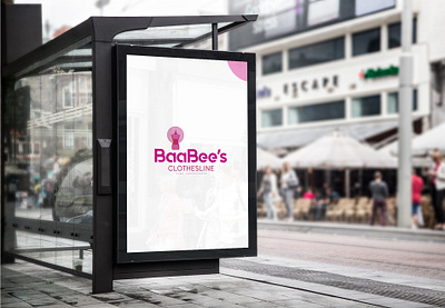 Baabees Clothesline branding design logo ui