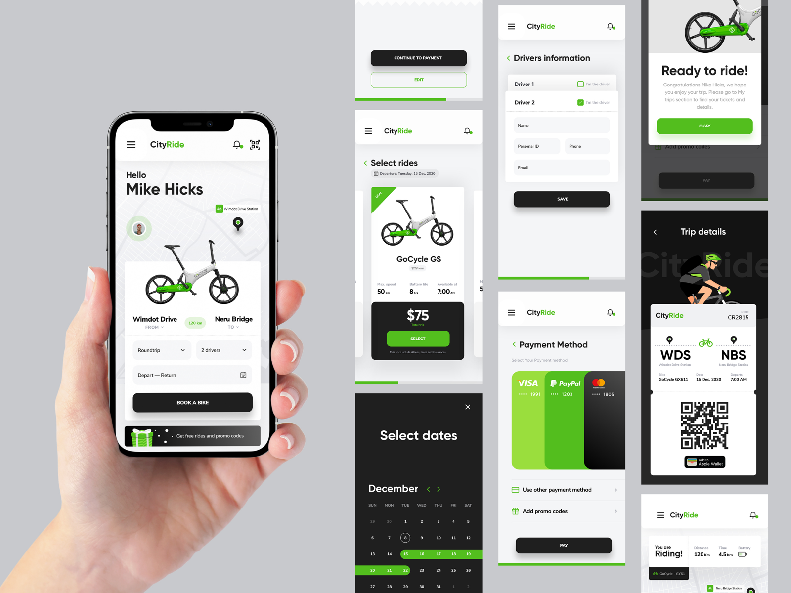 Example of Bike Rental App