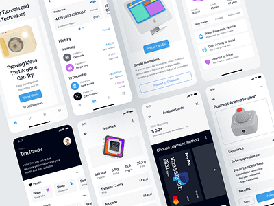 Slam Illustrations + Spot UI Kit = 💙 3d app application craftwork design free illustration illustrations ios spam spot ui