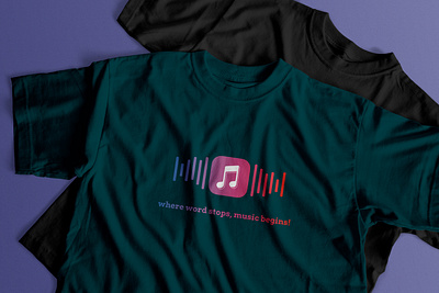 Music T-shirt branding music tshirt tshirtdesign