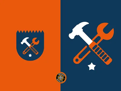 SHIELD TOOLS LOGO - FOR SALE branding design esports for sale garage hammer home kit logo team tools vector wrench