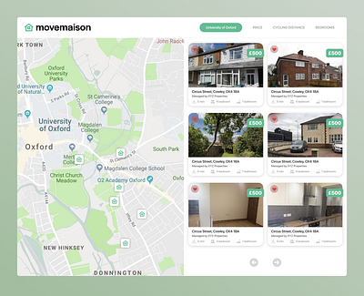 movemaison — Oxford real estate ui web