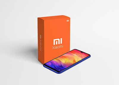 Prime Mi Mobile Packaging Mockup design illustration mi mobile mockup packaging prime