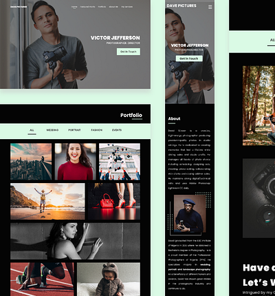 Photographer's portfolio