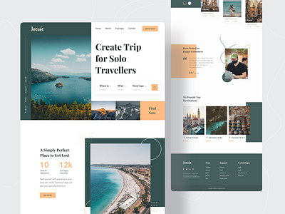 Tour & Travel Website Design 2021 trend dribbble best shot homepage design landing page landing page design landingpage popular shot tour tourism travel travel agency traveling trip trips ui design web design webdesign website website concept website design