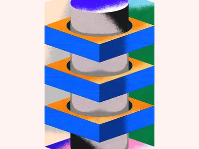 Construction 10 3d artwork design graphic design illustration