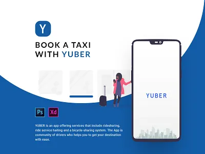 On Demand | Uber Redesign | Ride Sharing Mobile App app booking app design driver app flat illustrator minimal mobile app mobile ui ride sharing uber ui ux uxdesign