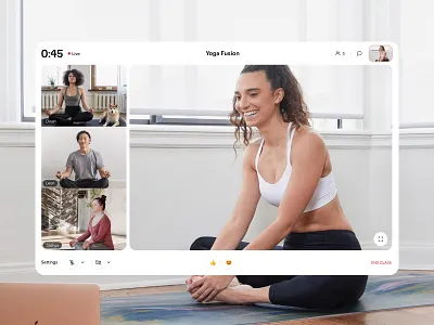 Activv branding class hobby hosting idenity marketing marketplace platform product ui video yoga