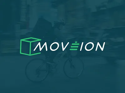 Moveion | Logo Presentation | Electric Vehicle Delivery Services art brand identity branding delivery service design ecommerce electric vehicle flat design graphics icon illustration logo logo design logos presentation design starup typography ui ux vector