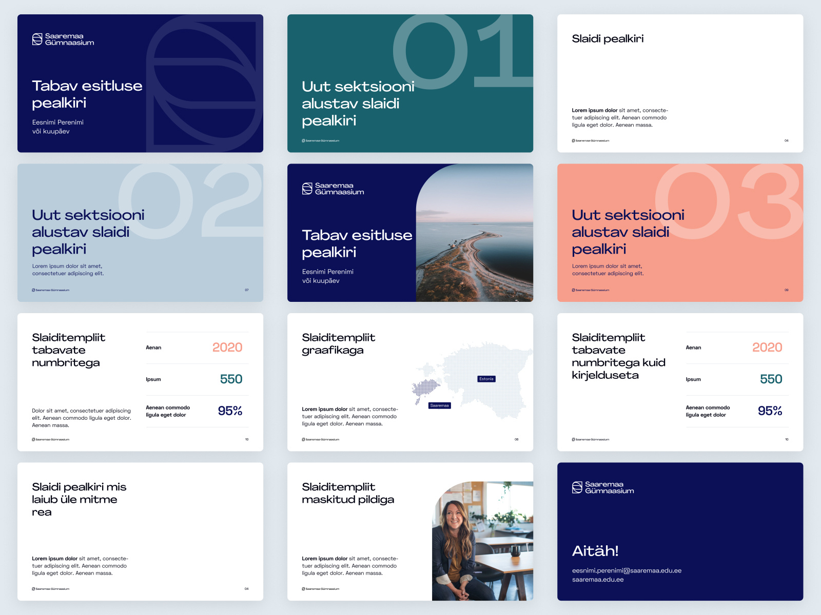 Example of Presentation template