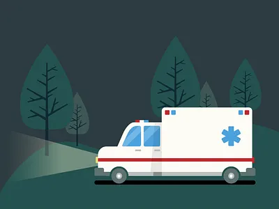 Night in the City illustration sketch vector xd