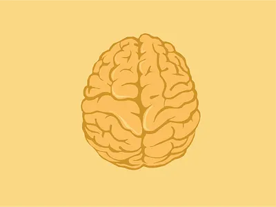 Brain art brain design doctor flat head health icon illustration illustrator medicine minimal vector