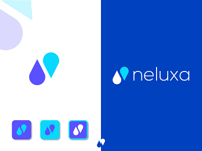 neluxa logo branding line art logo logo logodesigner logoinspiration logonew logos typography ui ux